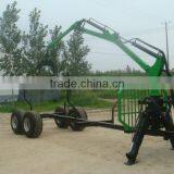 Timber Trailer With Crane thumbnail-1