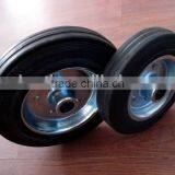 Solid Rubber Wheel for Small Wood Wagon thumbnail-1
