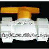 Water Supply Plastic Injection, Pipe Fitting , Ppr Double Union Ball Valves for Cold Water thumbnail-3