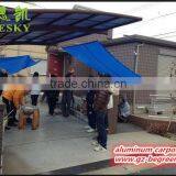2017 Hot Sale Portable Modern Polycarbonate Roof Cantilever Carport in China thumbnail-5