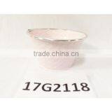 China Manufacturer Custom Different Sizes Half Round Container Garden Pot for Flower Made From Zinc Metal Iron thumbnail-6