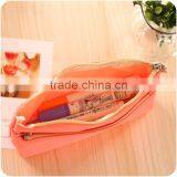 Q1113 Creative Candy Color Fluorescent Double Zipper Pencil Bag thumbnail-3