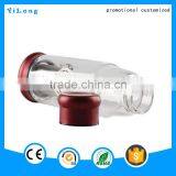 2016 Best Sale China Wholesale 300ml Borosilicate Glass Tea Bottle Water Bottle With Handmade Glassware OEM thumbnail-3