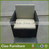 Space Saving Outdoor Rattan Cafe Table Chair Set thumbnail-3