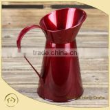 hot sale new style modern oil painting red color watering can