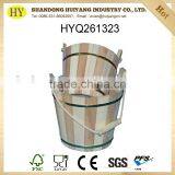 Wholesale Natural Unfinished Wooden Bucket thumbnail-1