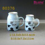290ML Cheap Ceramic Milk Mug thumbnail-1