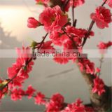 SJ20170018 artificial plum flower branch red fake plum flower branch decoration