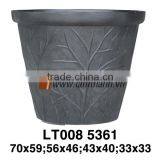 East Asia Wholesaler Modern Classic Decorative Poly Stone Pot