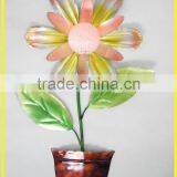 Metal Flower Statue Solar Garden Light Solar Home Light Solar Wall Light Solar Light Ball thumbnail-6