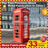 Red English Telephone Booth for Sale New Design thumbnail-2