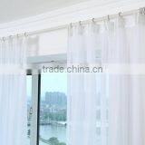 OEM factory cheap high quality wholesale solid color voile sheer curtain fabric