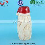 Christmas Decorations Embossed Ceramic Santa Claus Vase thumbnail-6