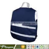 Polyester Fabric Cheap Blue 3M Reflective Vests thumbnail-2