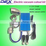2 /2.5 / 3inch Auto Exhaust Part Electronic Valve Vacuum Control Cutout Kit thumbnail-1