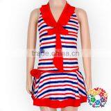 Stripes Print Baby Bikini One Piece Bottom Skirt Swimwear Kids Baby Girls Swimwear thumbnail-2