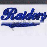 Raiders Blue Embroidery Sequin Motif Design thumbnail-1
