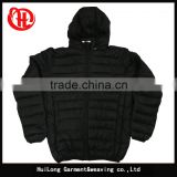 Stock Nylon fabric padded jacket men clothing