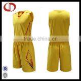 Basketball Jersey Design Yellow Color From Manufacturer