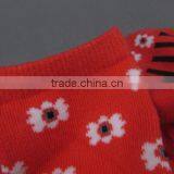 Women Red Color Cotton Socks thumbnail-5