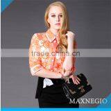 Women Casual Blouse Designs Casual Shirt Office Uniform thumbnail-3