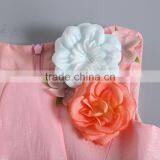 2017 Latest Wholesale Baby Clothes Hot Sale Cheap Clothing Children's Boutique Sleeveless Pink Summer Angel Dress for Baby Girl thumbnail-4