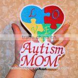 Custom High Quality Embroidered Creative Love Puzzles Patch for Clothes Embroidery Patch Made in China Choose Size/color thumbnail-3