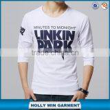 Shirt Factory Mens Long Sleeve Tshirt Custom Printing Wholesale thumbnail-1