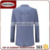 Spring Autumn Strip Business Office Uniform Designs Suits thumbnail-2