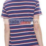 2017 Women Short Sleeve Fashion Cotton Rieder T-shirt Navy Stripe OEM Service thumbnail-2