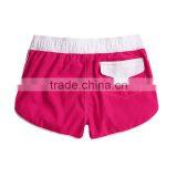 2018 Wholesale Lady Swim Shorts Solid Color Beach Shorts Swimming Trunk thumbnail-2