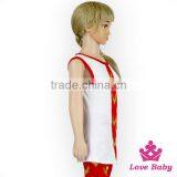 Fashion Design Baby Clothes Kids Cotton Tank Tops Baby Girls Summer Clothes Wholesale Plain Girls Tops thumbnail-4