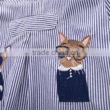 S33440W Girls Blouses Cartoon Striped Shirts For Girls Children Outerwear 2017 Kids Tops thumbnail-4