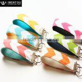 Personalized Monogram Chevron Key Fob thumbnail-5