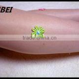 Handmade Lace Socks Colorful Flowers Pearl Rhinestone Anti-hook Wire Pantyhose Stockings thumbnail-2