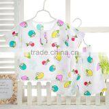 Wholesales Summer Cotton Printing Baby Clothes Set Wear thumbnail-5
