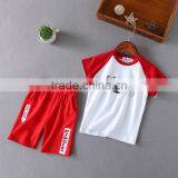 Wholesale Summer Short Sleeve Cotton Priting Boys Kids t Shirt and Shorts thumbnail-2