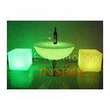 PE Material LED Glow Furniture / LED Outdoor Furniture For Dancing Party / Backyard