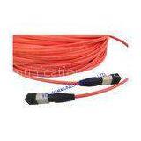MPO Multi Mode Fiber Optic Patch Cord Low Insertion Loss For FTTX thumbnail-1