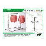 Durable Commercial Grade Adjustable Garment Rack Double Sides Cloth Shelf for Shop thumbnail-1