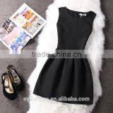 Pink Solid Color Printed A Line Dress/sym Rose Multi Design Sleeveless A Line Dress Skirt thumbnail-1