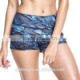 Women Tight Fit Stretchy Yoga Shorts/ o tg 6 COLOR Printed Athletic Workout Jogging Sports Shorts
