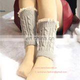 Popular Europe Twist Knitted Warm Wool Boot Socks thumbnail-4