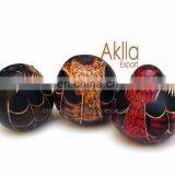 Handmade Peruvian Owls Made of Carved Gourd thumbnail-4