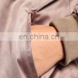 Women Custom Satin Plain Bomber Jacket Wholesale thumbnail-5