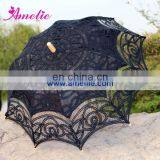 Gothic Cotton Black Victorian Lace Parasols thumbnail-1