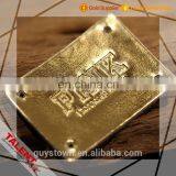 Custom Hot Pressed And Stamping Silver PU Leather Label Patch thumbnail-1