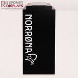 Custom-made Floor Standing Black MDF Clothing Display Stand thumbnail-3