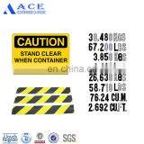 3M Kiss-Cut Vinyl Serial Number Weight Letter Shipping Container Decal