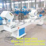 Double Head Mitre Saw Machine for PVC Profile / Window Glass Production Line